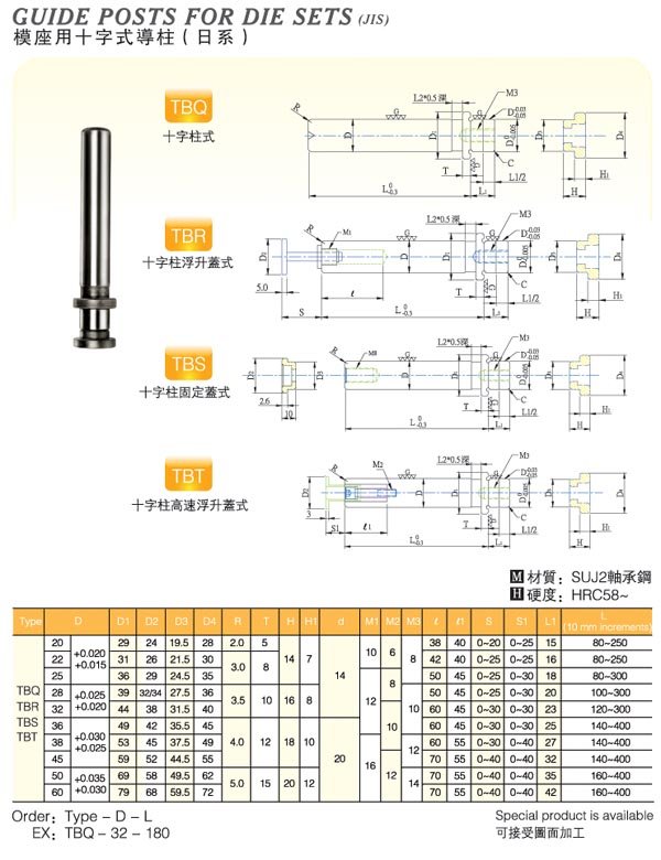 Guide-Posts-For-Die-Sets(Jis)