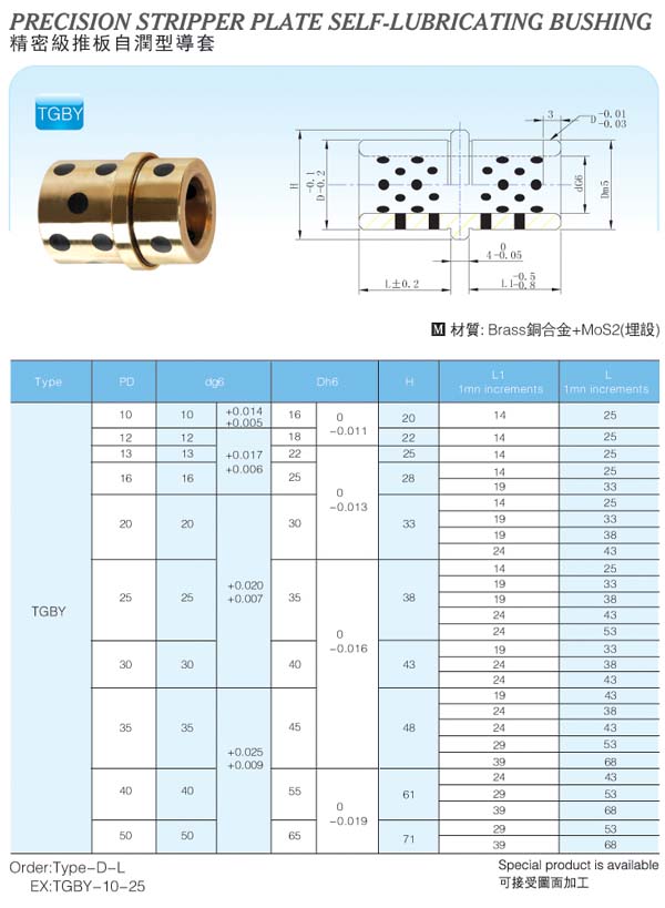 Precision-Stripper-Plate-Self-Lubricating-Bushing